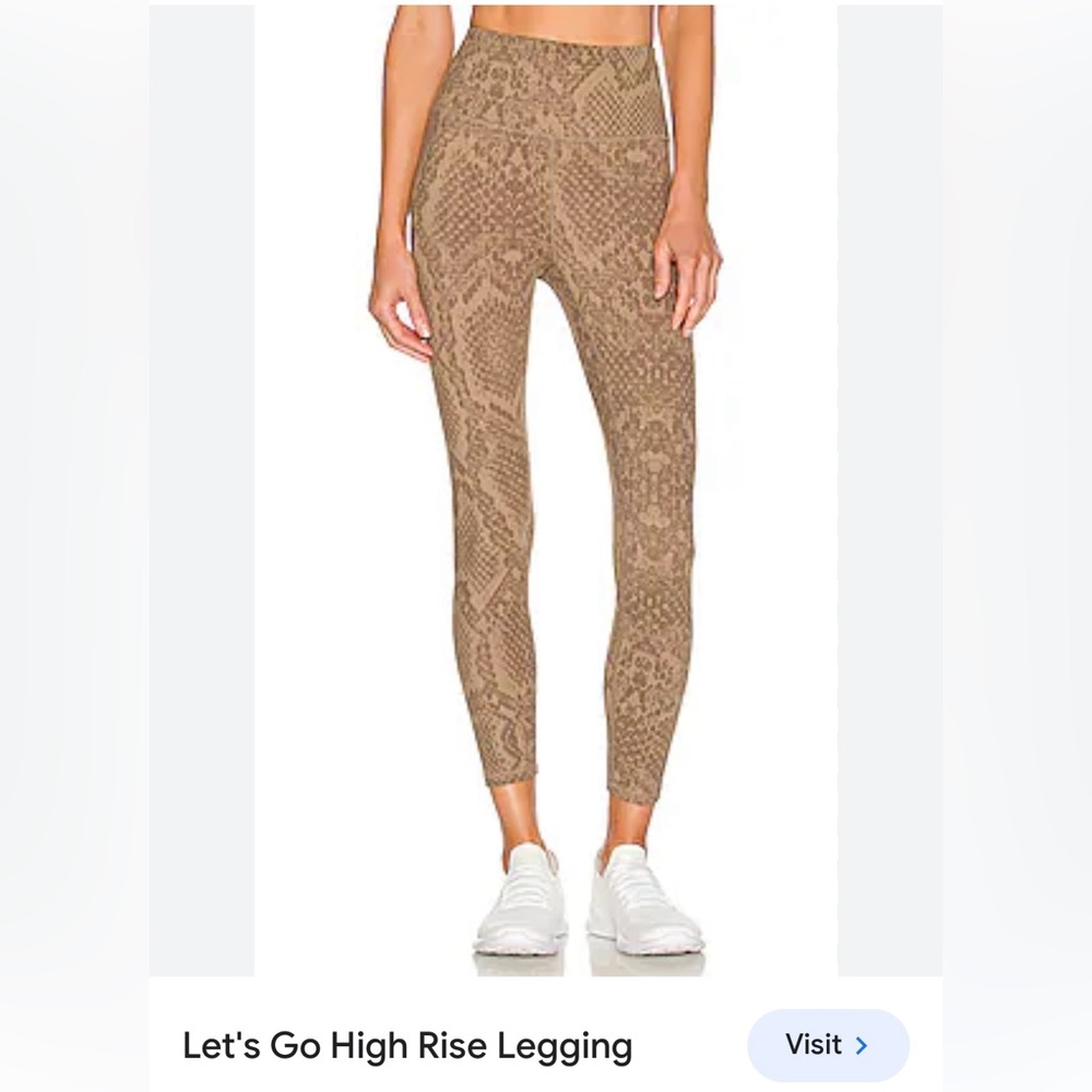 Varley womens Let’s go high rise leggings size L NWOT
